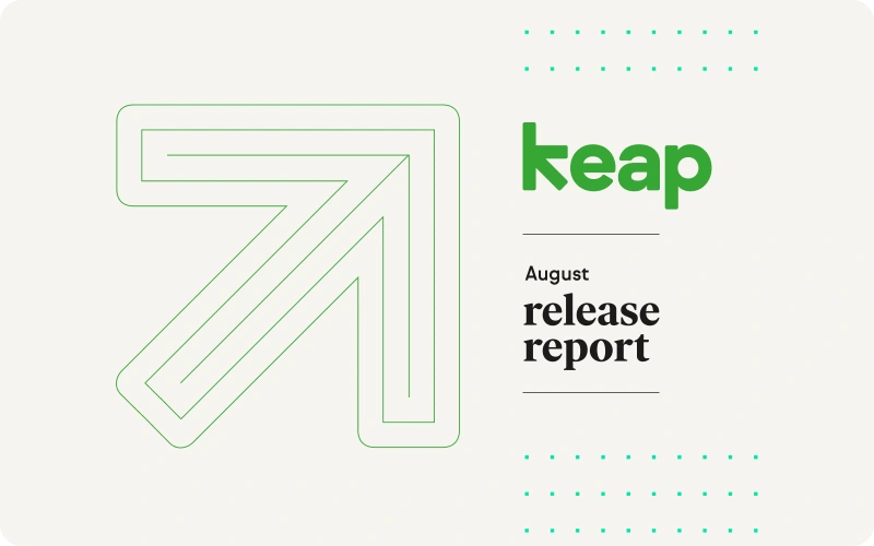 Keap's August 2020 Release Report transcript
